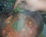 A picture of step 12 of Veg Kolhapuri | vegetable Kolhapuri restaurant style.