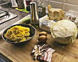 Foto del passaggio 1 della ricetta Tagliolino alla Carbonara Blasfema Franco-Altoaltesina