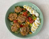 Foto del paso 6 de la receta Falafel al horno en ensalada