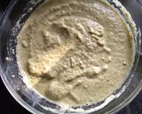 A picture of step 3 of Mung beans dosa with peanut chutney.