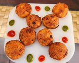 A picture of step 8 of Rajma kebabs.