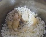 साबूदाना खीर रेसपी (Sabudana kheer recipe in marathi) रेसिपी स्टेप 3 फोटो