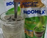 Foto langkah ke 7 dari resep Nangka chia seed matcha latte💚💛.