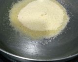 A picture of step 2 of Milk Rava Kesari Halwa.