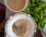 A picture of step 1 of Hyderabadi Mircho ka salan.