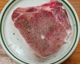 Foto del paso 1 de la receta: Chuleta de cerdo con durazno fresco