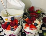 Foto del paso 3 de la receta: Yogurt de soja con Avena y Mix de Frutos Rojos 🍒🍓