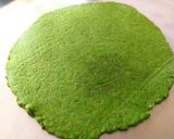A picture of step 2 of Bathua poori.