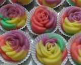 Foto langkah ke 6 dari resep Rainbow Cake Ny.Liem (kukus).