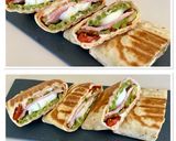 Une image de l'étape 6 de Wrap haricots verts courgettes œuf et jambon.