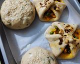 A picture of step 11 of Veggi Zingy parcel and Curry buns.