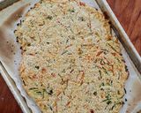 A picture of step 8 of Baked Scallion Veggie Pancake.