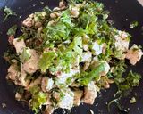 A picture of step 3 of Paneer thecha.