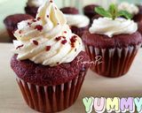 Foto langkah ke 2 dari resep Red Velvet Cupcakes with Ermine Frosting.