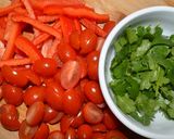 Une image de l'étape 2 de Nouilles asiatiques sautées aux crevettes.