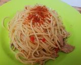 Foto langkah ke 5 dari resep Spaghetti Aglio Olio Spicy Tuna.