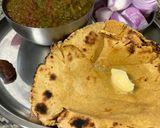 A picture of step 5 of Makki aur gehun ki roti.