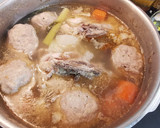 Foto del paso 4 de la receta: Escudella barrejada de Arroz y Fideos amb carn d,olla