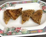 A picture of step 9 of Veg Sesame Toast.