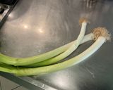 Une image de l'étape 1 de Fondue de poireaux aux carottes.