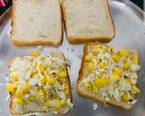 A picture of step 3 of Corn cheese sandwich.