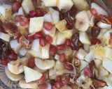 A picture of step 2 of Fruit chaat.
