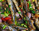 Foto langkah ke 7 dari resep Oseng Pindang Bawang Pete.