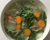 Hình bước làm 3 của món Bánh canh hẹ (chay)