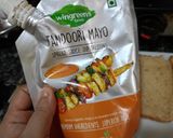 A picture of step 2 of Leftover Kaddu (pumpkin) Tandoori Mayonnaise Sandwich.