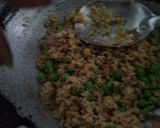 A picture of step 2 of Soya granules stuffing Beetroot Momos.