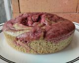 Foto del paso 7 de la receta: Torta de banana🍌 y mora🍒 marmoleada sin huevo y sin horno🧁🍒🍯