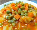 صورة لخطوة 1 من وصفة بسلة 🫛 بالجزر 🥕