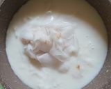 Foto langkah ke 6 dari resep Puding Srikaya Matcha Kelapa Muda Tape Ketan Hitam.