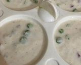 A picture of step 3 of Veg idli.