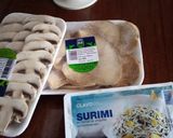 Foto del paso 1 de la receta Revuelto de setas, champiñón y gulas