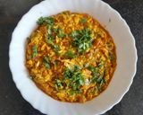 A picture of step 5 of Egg Kheema.