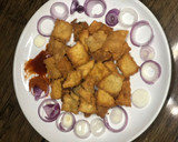 A picture of step 3 of Onion crackers🍽.