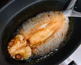 A picture of step 3 of Shallow Fried Turmeric Milkfish in EVOO | Boneless Bangus Fish.
