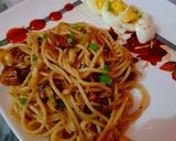 A picture of step 3 of Spicy pasta recipe by saima sameer ali.