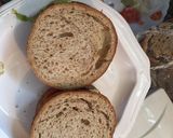 A picture of step 4 of Sandwich #4weekchallenge.