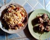 Foto langkah ke 6 dari resep Bolu sakura omudah,lembut,mekrok (tanpa telur,tanpa mixer).