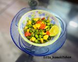 A picture of step 3 of Three Color Corn Matar Chaat.