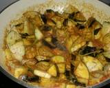 Aaloo bangan with white rice recipe step 6 photo