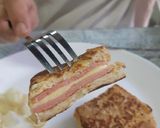 รูปขั้นตอนการทำที่ 3 ของ แซนด์วิชชุบไข่ทอด (Monte Cristo Sandwich)