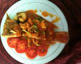 Foto langkah ke 10 dari resep 043. Kakap asam manis.