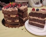 Foto del passaggio 6 della ricetta Naked cake al fondente