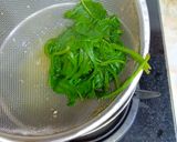 A picture of step 3 of Palak Paneer.