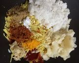A picture of step 1 of Rice cheesy pakoda.