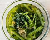 Hình bước làm 2 của món Canh cải ngọt nấu tép khô
