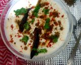 A picture of step 3 of Spiced Raita.